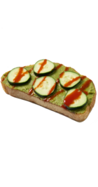 Avocado + Cucumber Toast