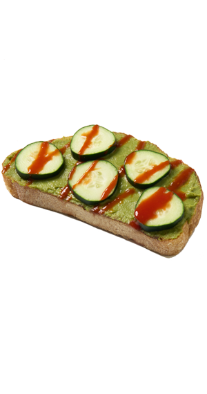 Avocado + Cucumber Toast